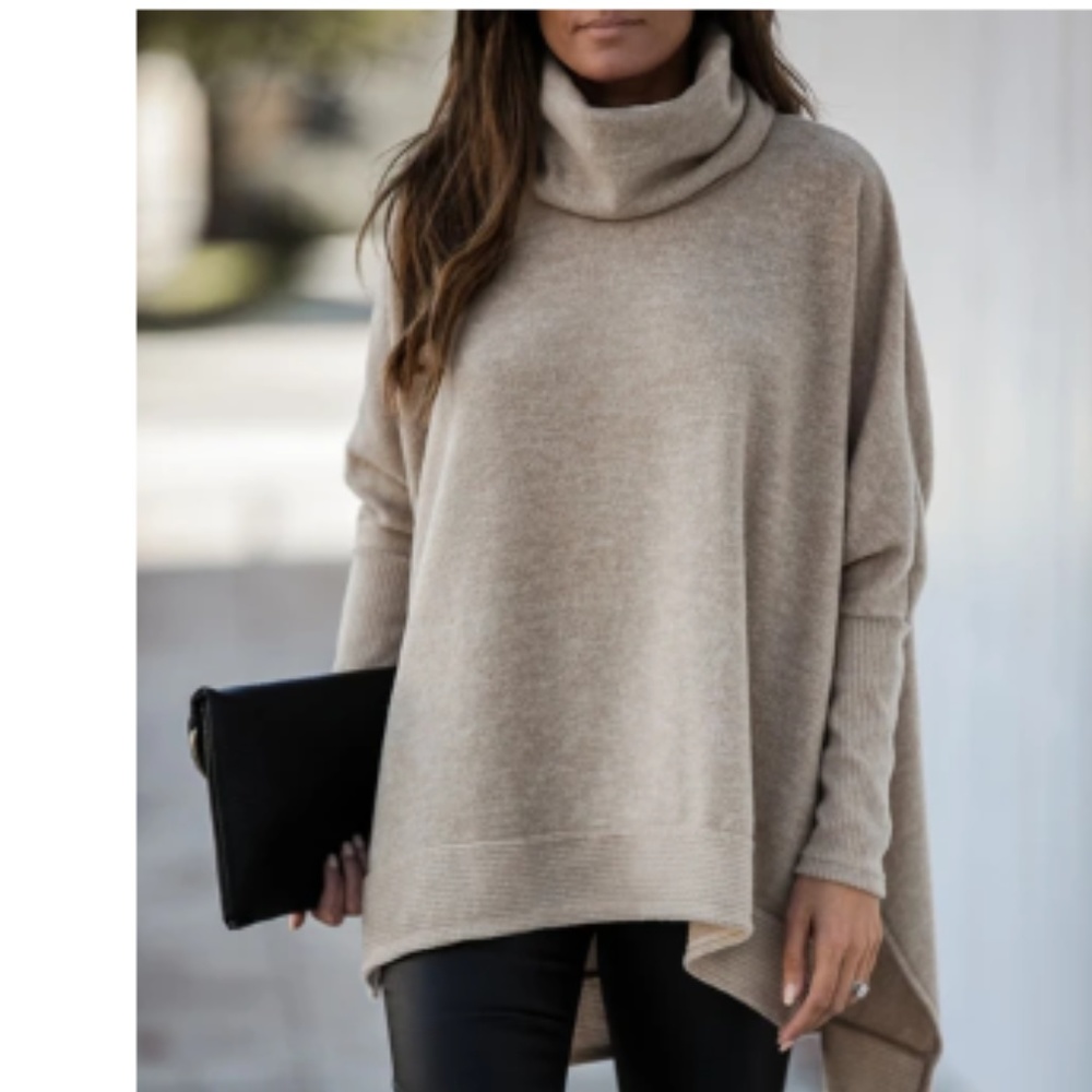 HALLY Cowl Neck Sweater